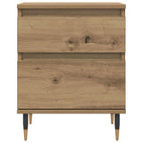 Bedside Cabinet Artisan Oak 40x35x50 cm Engineered Wood 857398