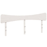 Bed Frame without Mattress White 160x200 cm Solid Wood Pine 3328227
