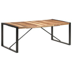 ZNTS Dining Table 200x100x75 cm Solid Wood 321543