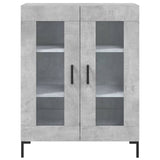 Highboard Concrete Grey 69.5x34x180 cm Engineered Wood 3198277