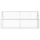 Chicken Cage Silver 400x105x182 cm Galvanised Steel 172556