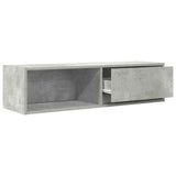 TV Cabinet Concrete Grey 100x31x25.5 cm Engineered Wood 861478