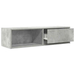 ZNTS TV Cabinet Concrete Grey 100x31x25.5 cm Engineered Wood 861478