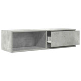 ZNTS TV Cabinet Concrete Grey 100x31x25.5 cm Engineered Wood 861478