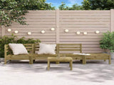 Garden Sofa 4-Seater Impregnated Wood Pine 838053