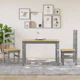 Dining Table Corona Grey 112x60x75 cm Solid Wood Pine 4005715