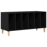Record Cabinet Black Oak 100 x 38 x 48 cm Engineered Wood 862868