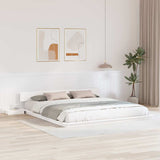 Bed Frame White 180 x 200 cm Wood 872390