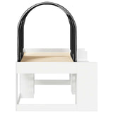 Bed with Tunnel 4 pcs White and Black Engineered Wood 3423502