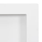 ZNTS Shower Niche with 3 Compartments Matt White 41x99x9 cm 151399