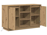 LED Sideboard Artisan Oak 90 x 32 x 75 cm Engineered Wood 869689