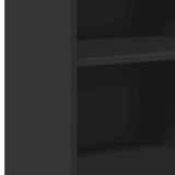 ZNTS Sideboard Black 45x41x93 cm Engineered Wood 846356