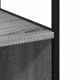 Bathroom Cabinet Grey Sonoma 35x37.5x166 cm Engineered Wood 849247
