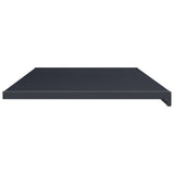 Window Sill Anthracite with wood grain 140 x 50 x 4.5 cm PVC 42046990