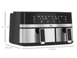 8.5L Dual Basket Air Fryer, with Sync and Multi-Menu Cooking T3398P344415