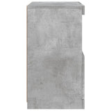 Sideboard with LED Lights Concrete Grey 41x37x67 cm 836682
