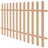 Picket Fence WPC 200x120 cm 42825