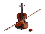 New 4/4 Acoustic Violin Case Bow Rosin Natural 97819768
