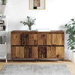 Sideboards 2 pcs Old wood 120 x 35 x 70 cm Engineered wood 3394527