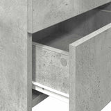 Bedside Cabinets 2 pcs with 2 Drawers Concrete Grey 40x36.5x62 cm 858639