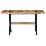 Dining Table 140x70x76 cm Rough Mango Wood 321606