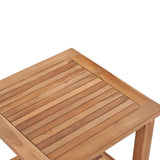 48979 Coffee Table 45x45x45 cm Solid Teak Wood