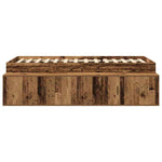 Storage Bed Frame Artisan oak 75 x 190 cm Engineered wood 3335220