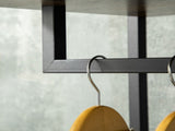 Clothes Rail, Metal Coat Stand, Garment Rack with 2 Fabric Storage Drawers, Single Wardrobe for T3398P341424