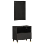 2 Piece Bathroom Furniture Set Solid Wood Mango 3206325