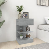 Bedside Cabinet Grey Sonoma 40x35x65 cm Engineered Wood 816043