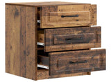 Bedside Cabinet Old Wood 43 x 41 x 63.5 cm Engineered Wood 895713