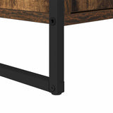 Bathroom Cabinet Smoke Oak 60 x 30 x 60 cm Engineered Wood 886488