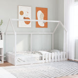 Kids' House Bed Frame without Mattress White 90x190 cm Single 850693
