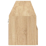 TV Wall Cabinets 2 pcs Sonoma Oak 100x30x30 cm Engineered Wood 836887