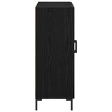 Sideboard Black Oak 69.5 x 34 x 90 cm Engineered Wood 862874