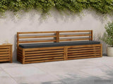2-Piece Bench Cushions VUGHT 2 pcs 100% Polyester Anthracite 950903
