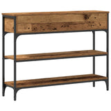 Console Table Old Wood 100 x 25 x 75 cm Engineered Wood 863511