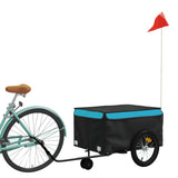 Bike Trailer Black and Blue 45 kg Iron 94107