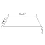 Table Top Tempered Glass Square 700x700 mm 244619