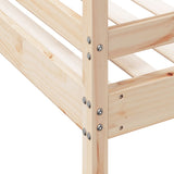 ZNTS Bunk Bed without Mattress 90x200/140x200 cm Solid Wood 3207189