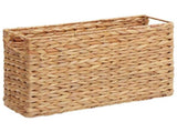 Magazine Baskets 2 pcs Water hyacinth 39 x 14 x 25 cm Natural 42020147