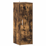 Shoe Cabinet Smoked Oak 32x35x92 cm Engineered Wood 816017