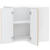 Kitchen Wall Corner Cabinet "Porto" Artisan Oak Engineered Wood 854106