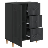 Sideboard with Drawer Black 66 x 34.5 x 90 cm Engineered Wood 894166