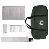 Cabin Tent with Roof Army Green 300 x 210 x 156 cm Polyester 42028513