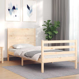 Bed Frame without Mattress 100x200 cm Solid Wood 3194626