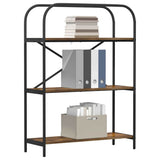 Bookshelf Smoked Oak 80 x 30 x 109 cm Engineered wood 879847