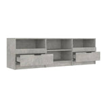TV Cabinet Concrete Grey 150x33.5x45 cm Engineered Wood 811461
