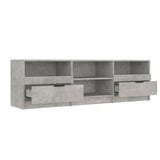 TV Cabinet Concrete Grey 150x33.5x45 cm Engineered Wood 811461
