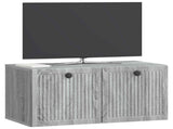 Wall-Mounted TV Cabinet Grey Sonoma 59.5 x 31 x 30 cm 898031
